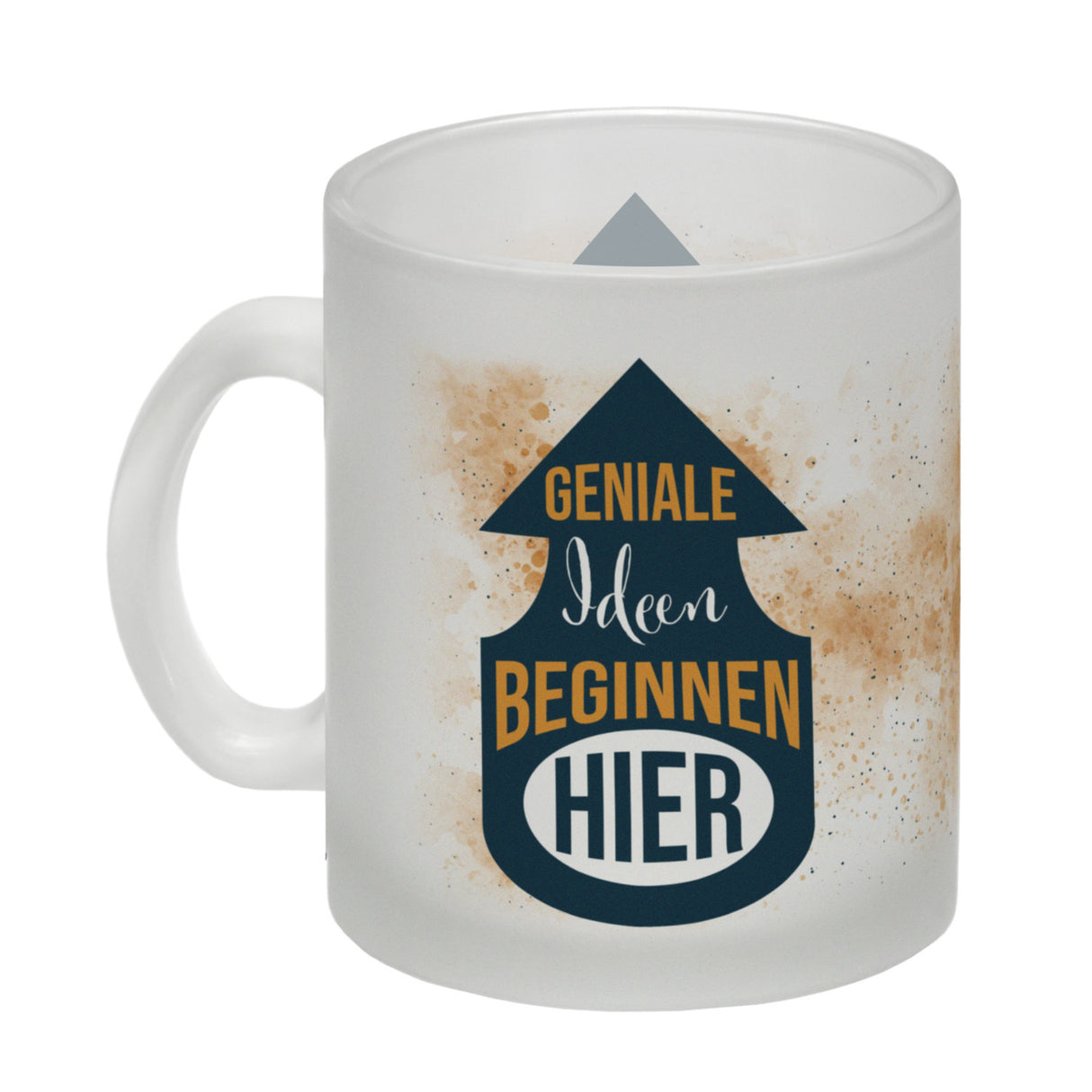 Geniale Ideen beginnen hier Kaffeebecher
