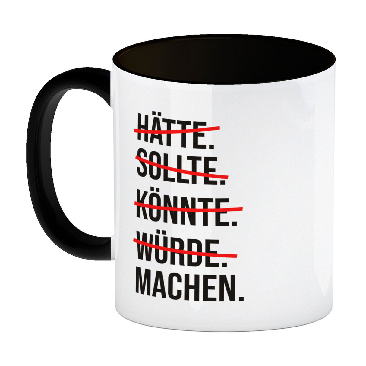 Motivation Kaffeebecher mit lustigem Motiv