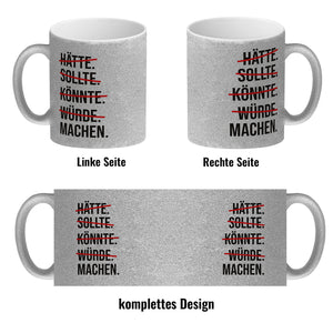 Motivation Kaffeebecher mit lustigem Motiv