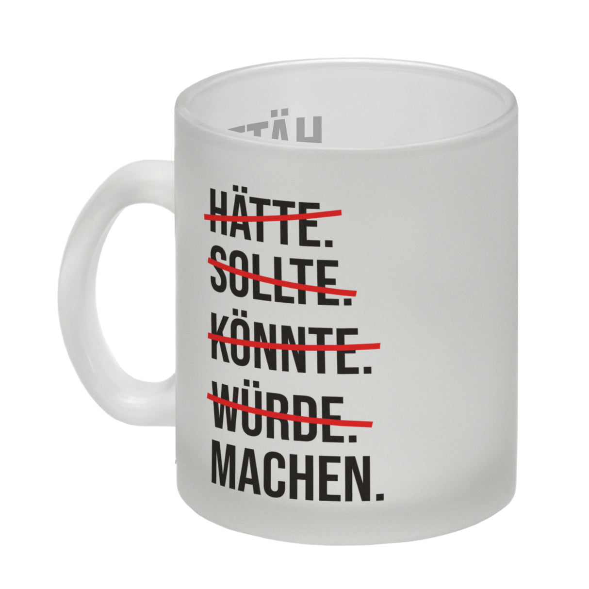 Motivation Kaffeebecher mit lustigem Motiv