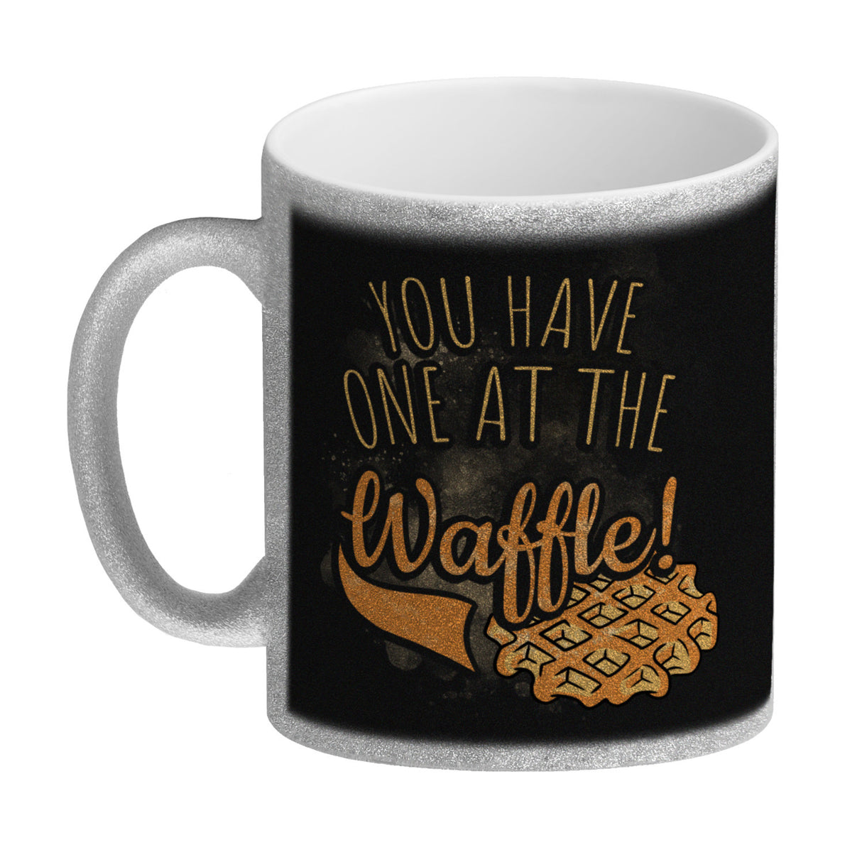 You have one at the waffle Kaffeebecher in Denglisch
