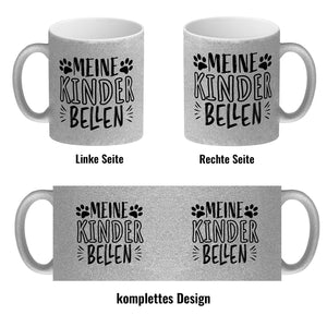 Meine Kinder bellen Hunde Kaffeebecher