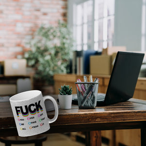 Fuck verschiedene Launen Kaffeebecher zum Ankreuzen