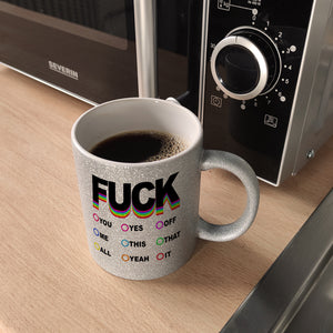 Fuck verschiedene Launen Kaffeebecher zum Ankreuzen