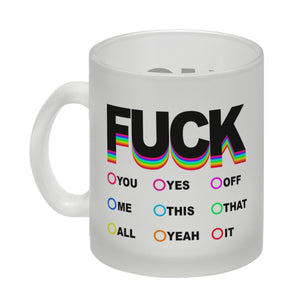 Fuck verschiedene Launen Kaffeebecher zum Ankreuzen