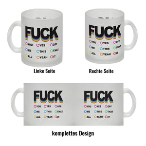 Fuck verschiedene Launen Kaffeebecher zum Ankreuzen