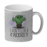 I don't give a Fucktus Kaffeebecher mit genervtem Kaktus