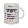 Gute Vorsätze für 2022 Kaffeebecher mit lustigem Spruch