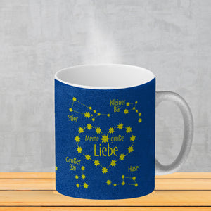 Sternbild Meine große Liebe Kaffeebecher