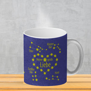 Sternbild Meine große Liebe Kaffeebecher