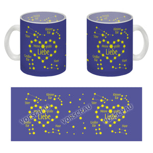 Sternbild Meine große Liebe Kaffeebecher