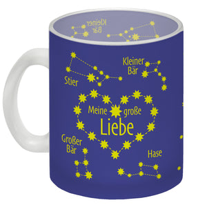 Sternbild Meine große Liebe Kaffeebecher