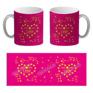 Sternbild Meine große Liebe Kaffeebecher