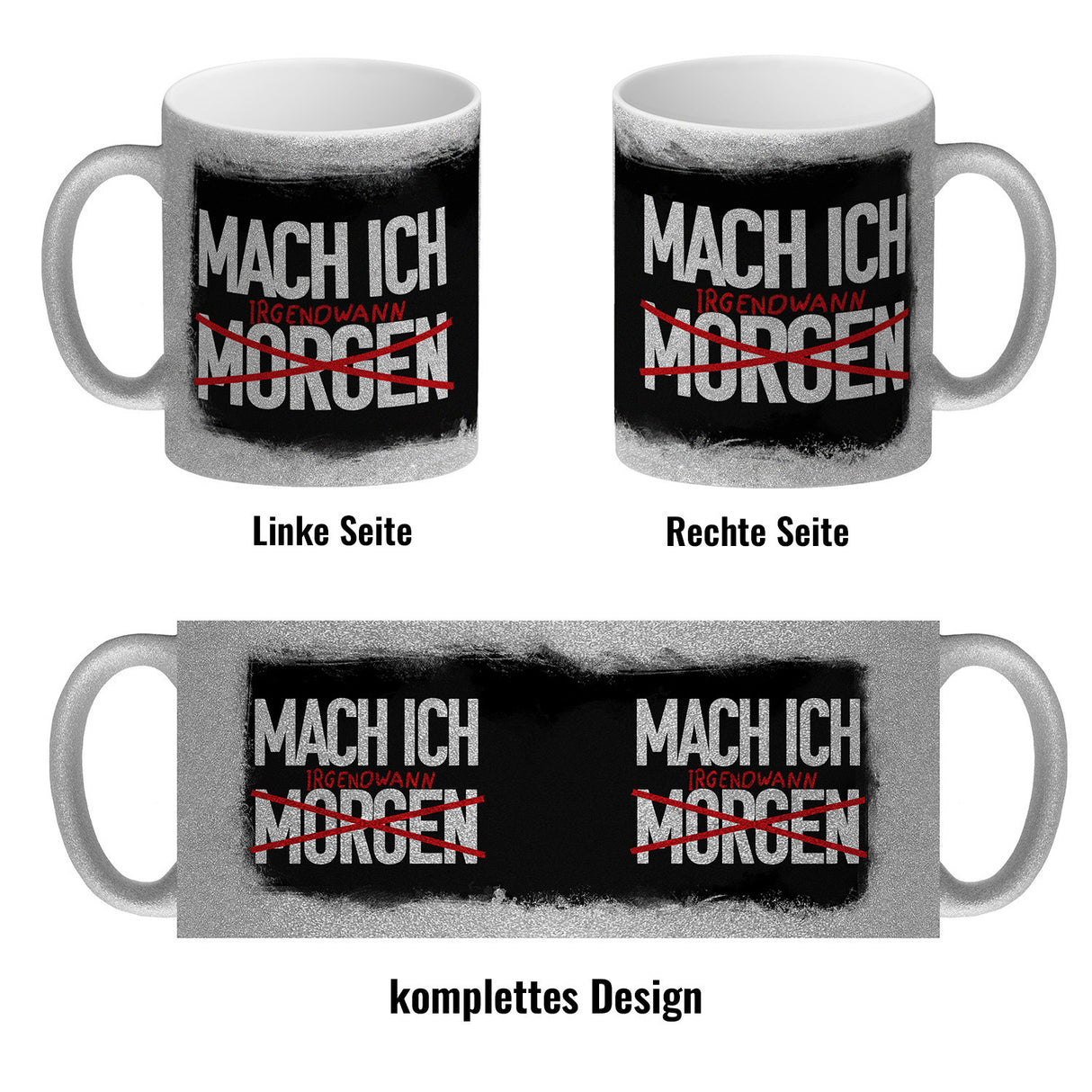 Mach ich irgendwann Kaffeebecher mit lustigem Spruch