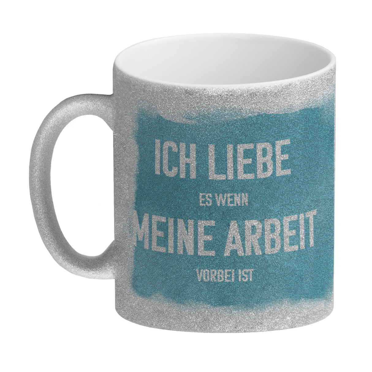 Ich liebe es wenn meine Arbeit vorbei ist Kaffeebecher