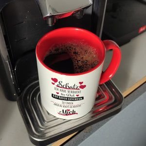 Bestes Geschenk für Schatz zum Valentinstag Kaffeebecher