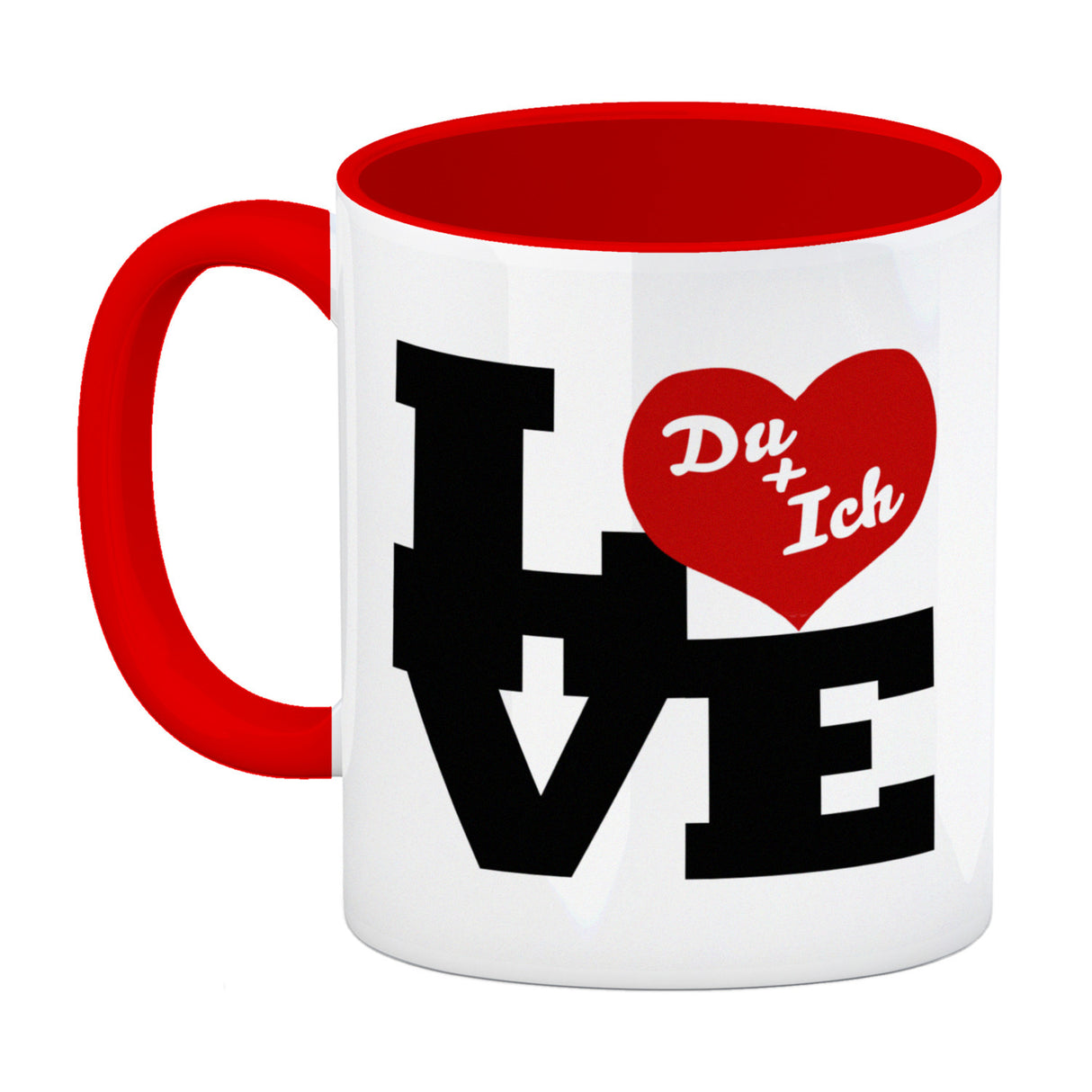 Du und ich Love Kaffeebecher zum Valentinstag