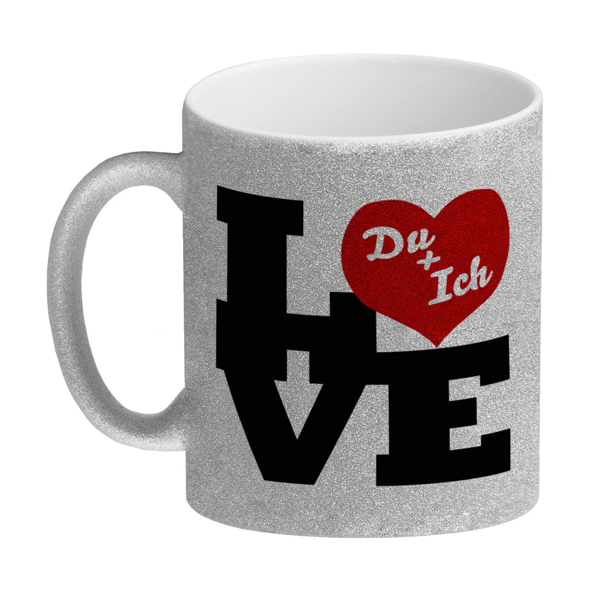 Du und ich Love Kaffeebecher zum Valentinstag
