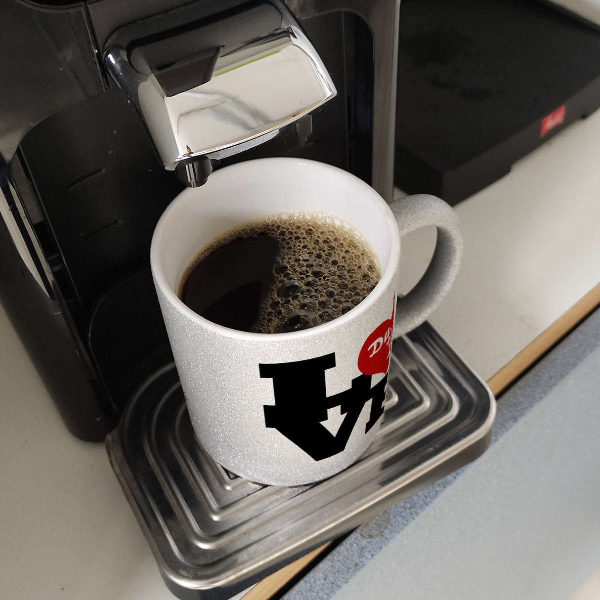Du und ich Love Kaffeebecher zum Valentinstag