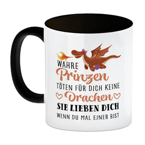 Prinzen töten keine Drachen Kaffeebecher zum Valentinstag