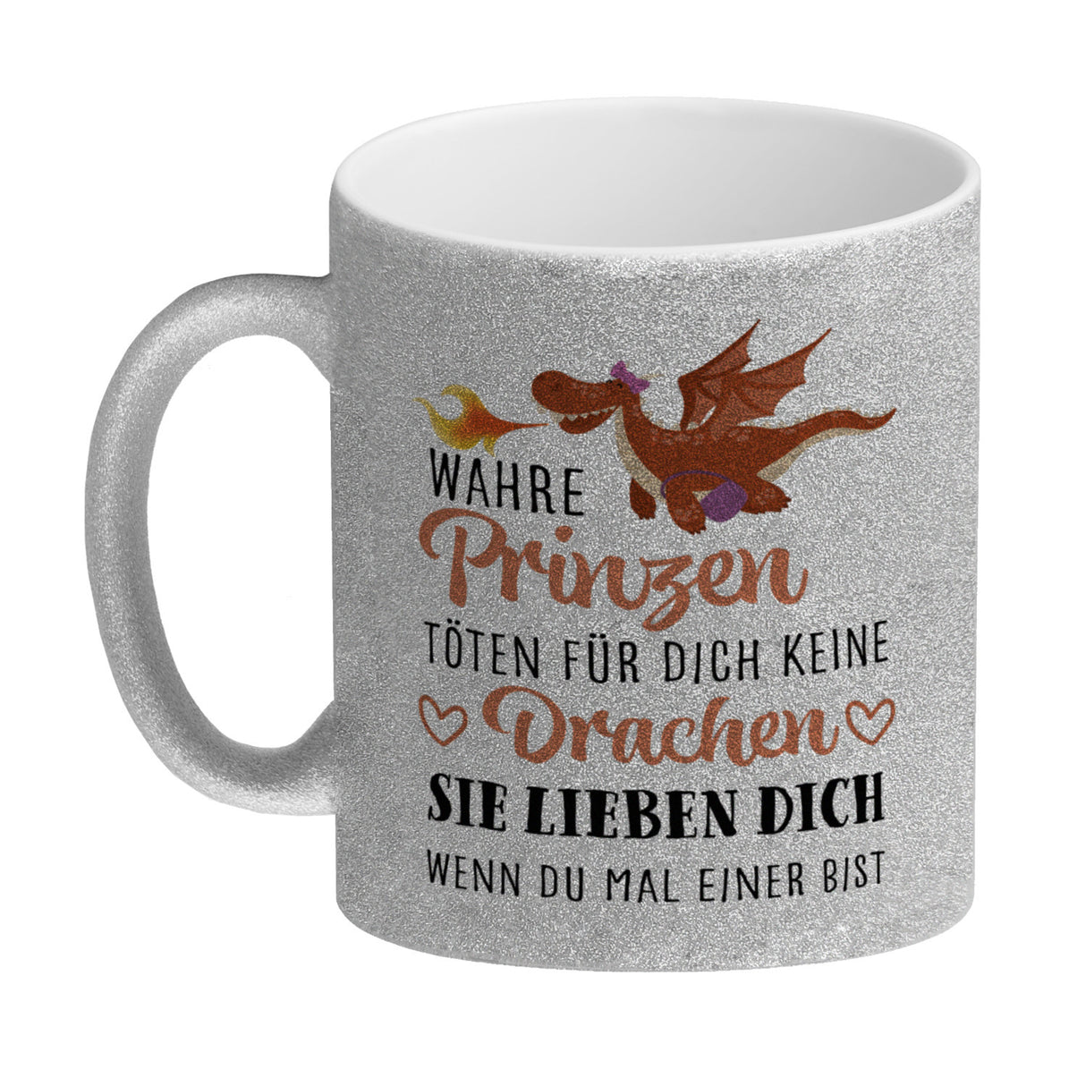 Prinzen töten keine Drachen Kaffeebecher zum Valentinstag