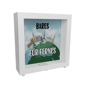 Bares für Fernes Spardose mit Reisemotiv und Sehenswürdigkeiten