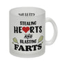 Stealing hearts and blasting farts Kaffeebecher
