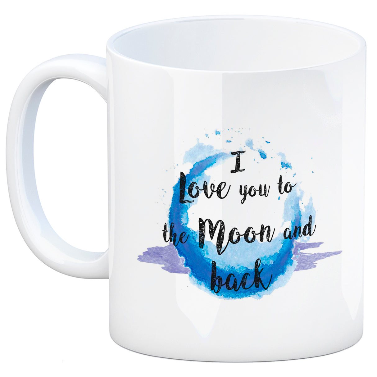 I love you to the Moon and back Valentinstag Kaffeebecher