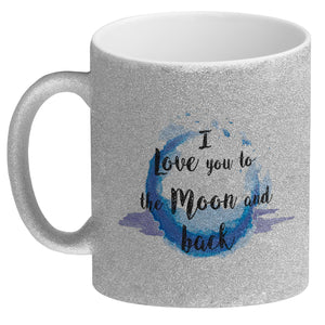 I love you to the Moon and back Valentinstag Kaffeebecher