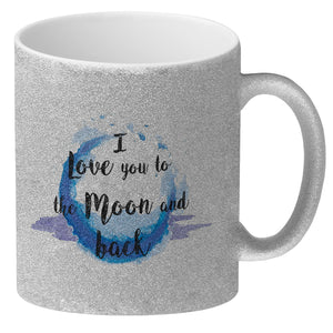 I love you to the Moon and back Valentinstag Kaffeebecher