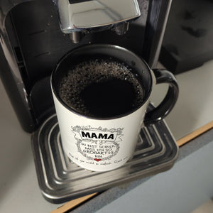 Mama du bist schuld, dass ich so großartig bin Kaffeebecher