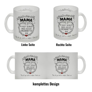 Mama du bist schuld, dass ich so großartig bin Kaffeebecher