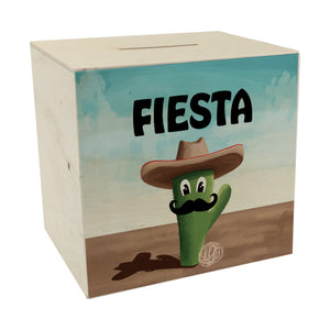 Fiesta - Kaktus mit Sombrero Spardose