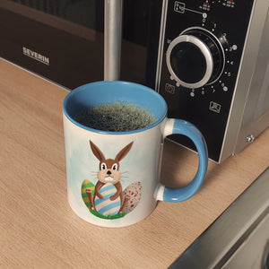 Osterhase und Ostereier Kaffeebecher