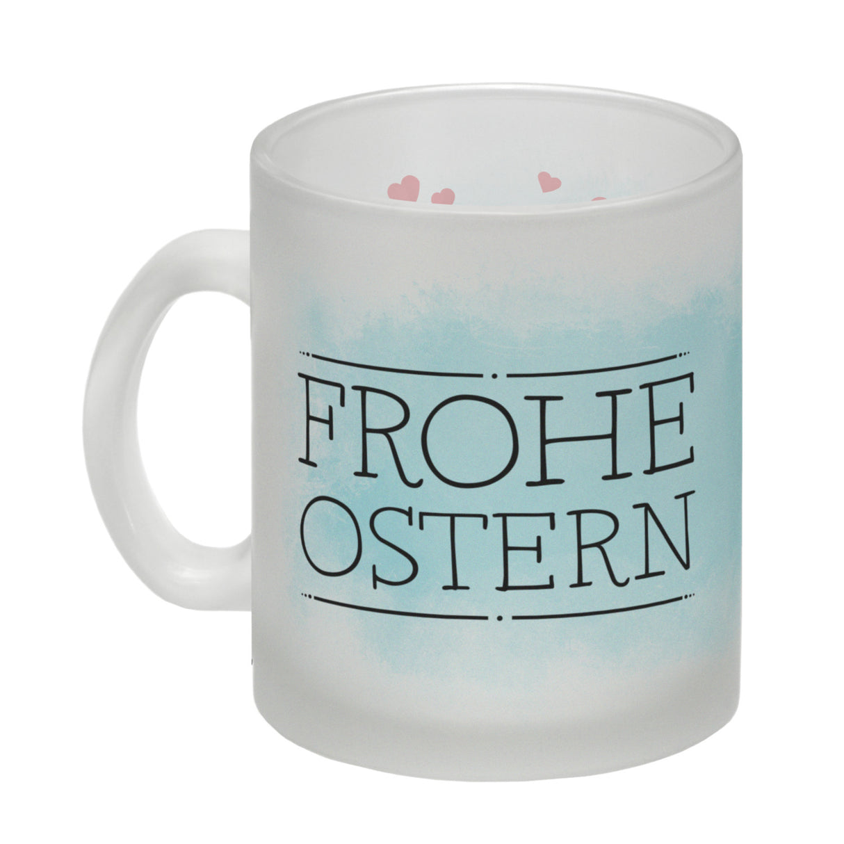 Frohe Ostern Kaffeebecher mit lustigem Küken