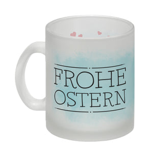 Frohe Ostern Kaffeebecher mit lustigem Küken