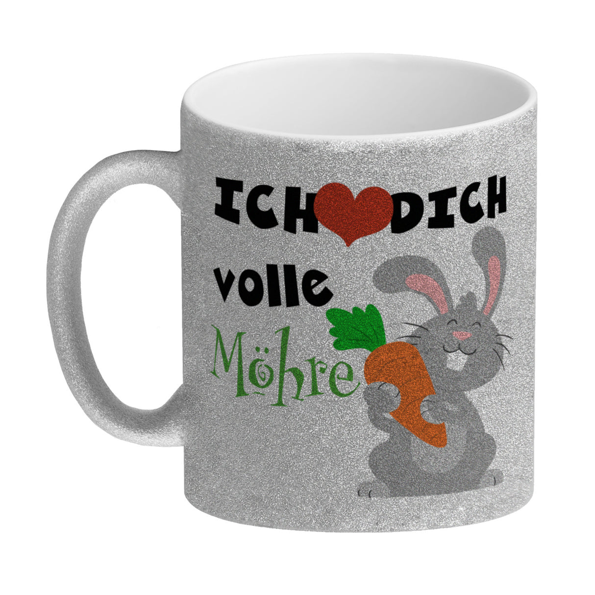 Ich liebe dich volle Möhre Kaffeebecher