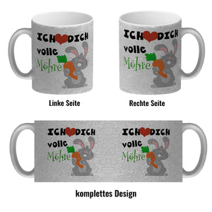 Ich liebe dich volle Möhre Kaffeebecher