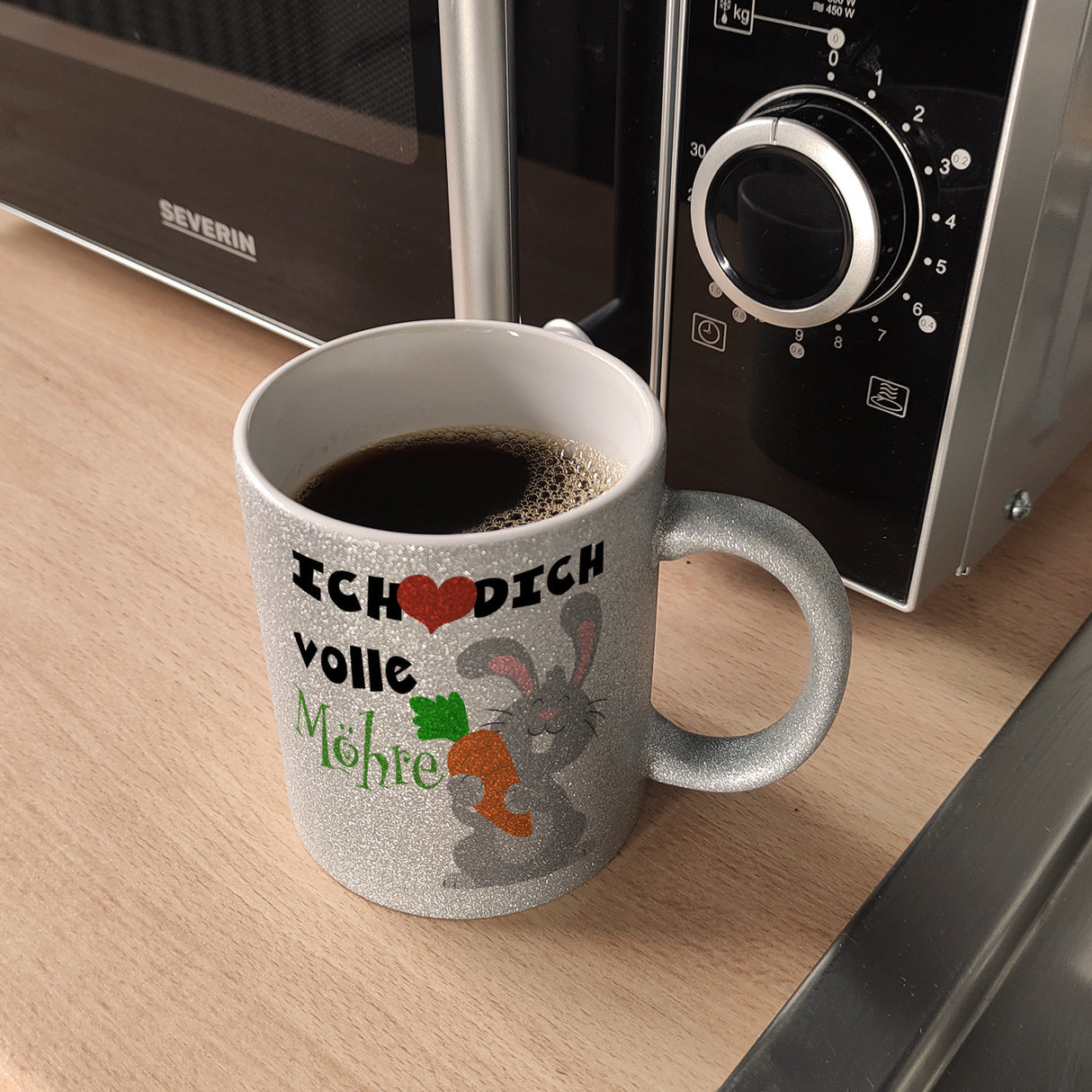 Ich liebe dich volle Möhre Kaffeebecher