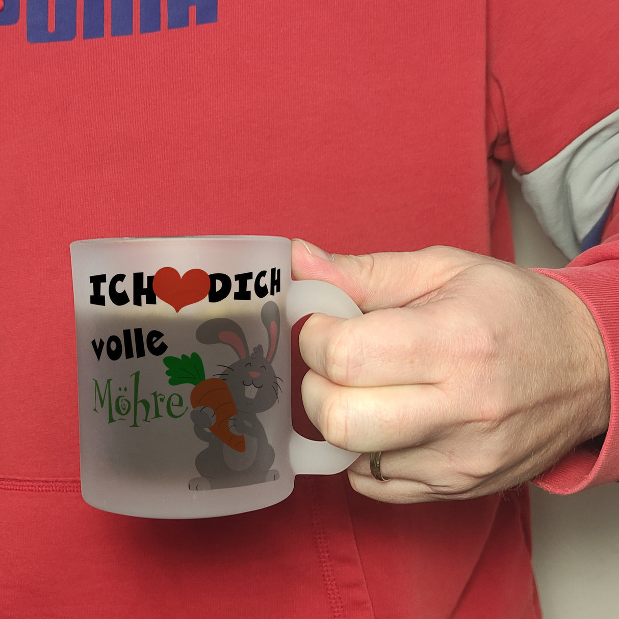 Ich liebe dich volle Möhre Kaffeebecher