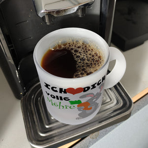 Ich liebe dich volle Möhre Kaffeebecher