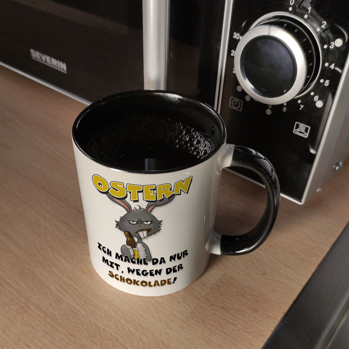 Ostern Ich mach da nur mit wegen der Schokolade! Kaffeebecher