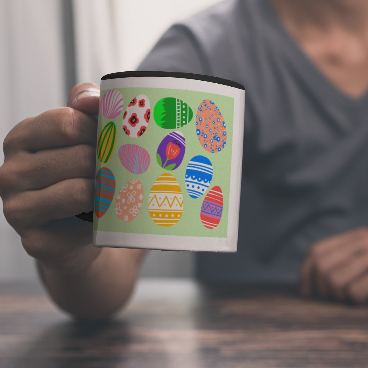 Eier Kaffeebecher für Ostern