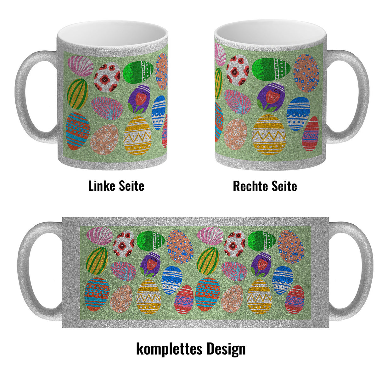 Eier Kaffeebecher für Ostern