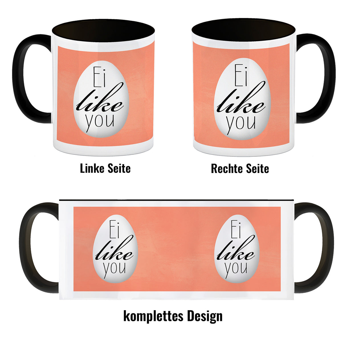 Ei like you witziger Kaffeebecher für Ostern