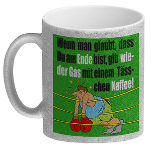 Motivation Kaffeebecher mit Boxer Motiv