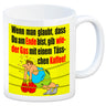 Motivation Kaffeebecher mit Boxer Motiv