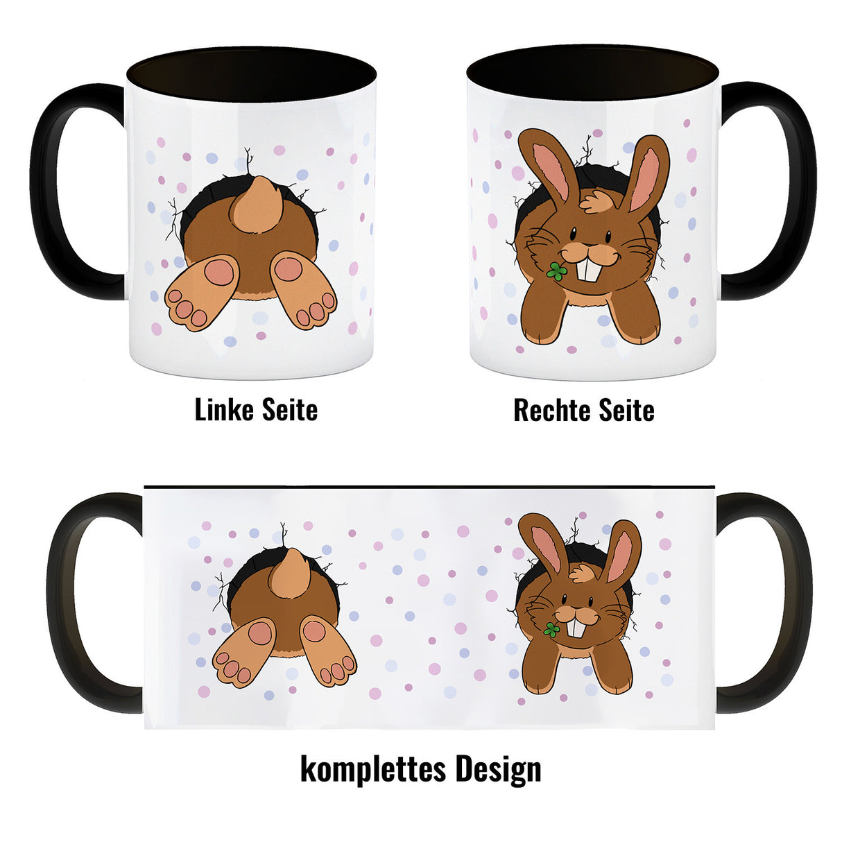 Hasenbau Kaninchen Kaffeebecher