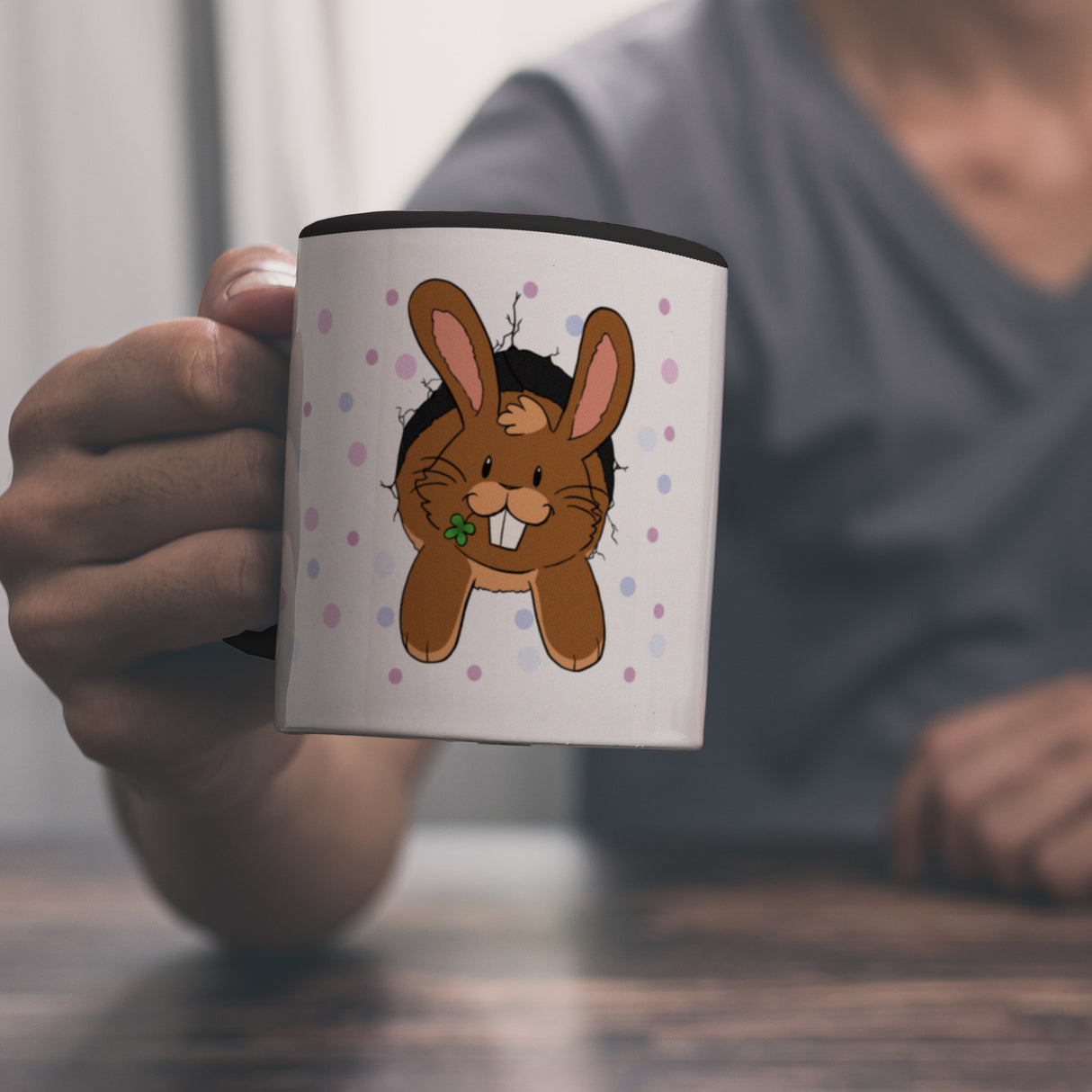 Hasenbau Kaninchen Kaffeebecher