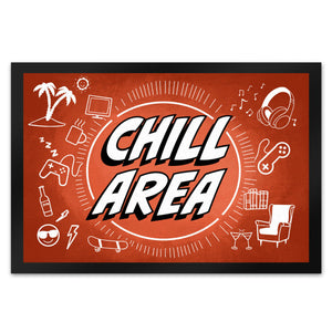 Chill Area Icons Fußmatte